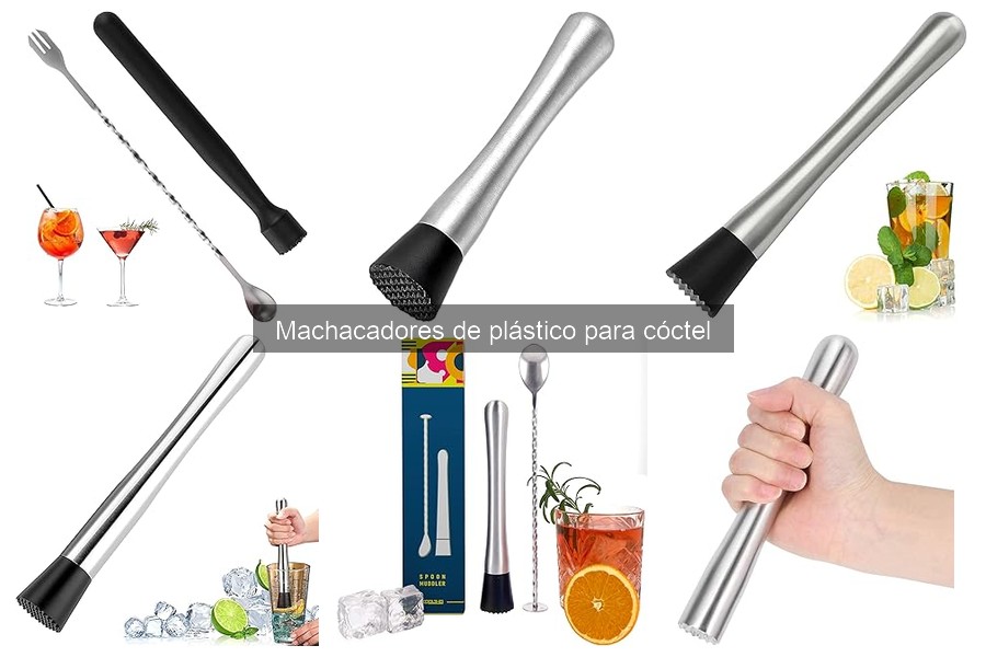 Alternativas al machacador de plástico para cócteles