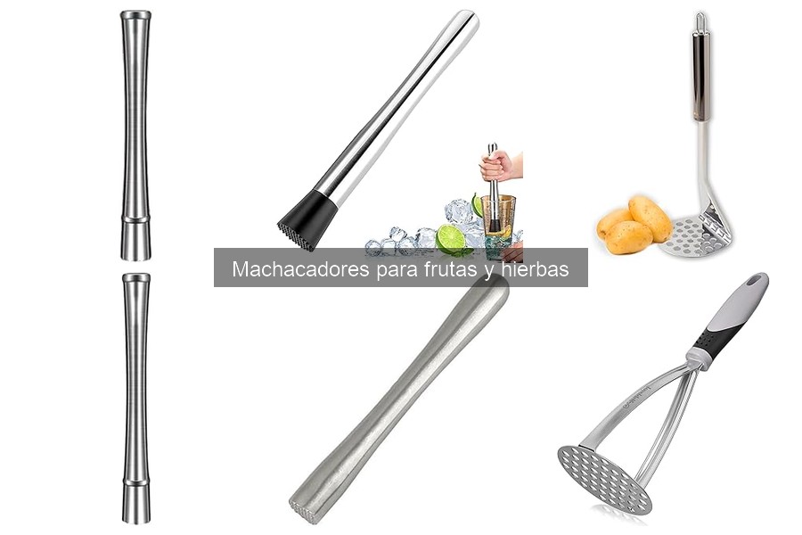 Alternativas al machacador para cócteles en casa