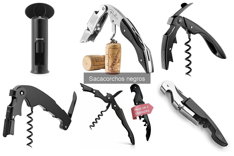 Alternativas al Sacacorchos Negro: Opciones en Color y Estilo