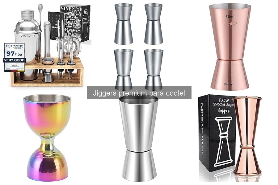 Alternativas asequibles a jiggers premium para cócteles
