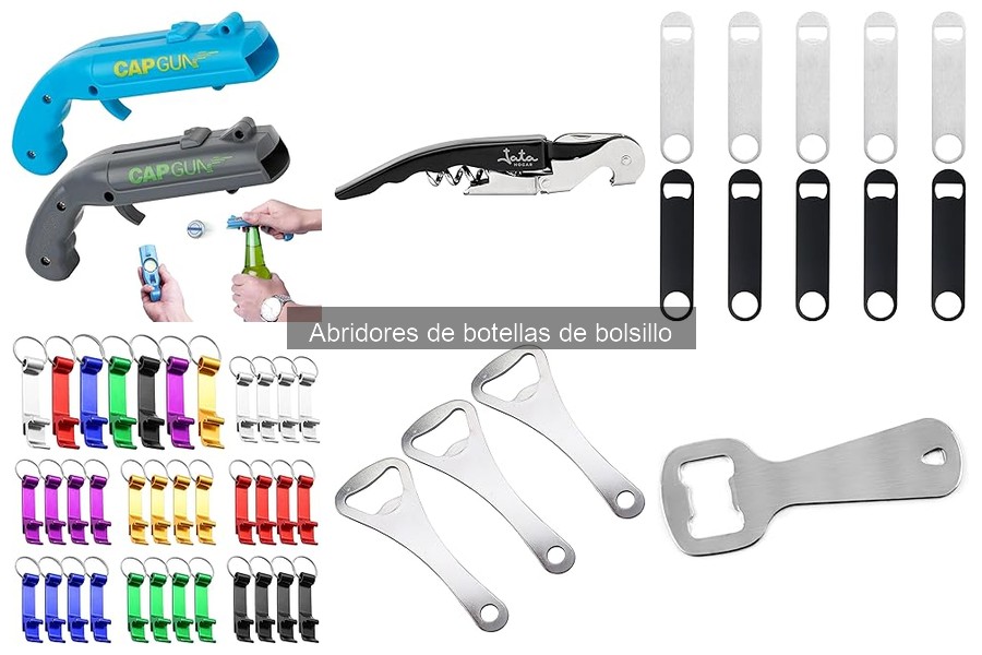 Alternativas creativas a abridores de botellas de bolsillo