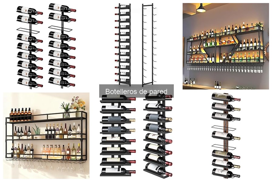 Alternativas creativas a botelleros de pared para botellas