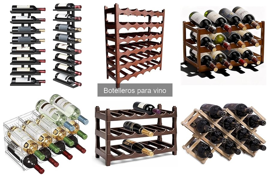 Alternativas creativas a botelleros para vino en casa