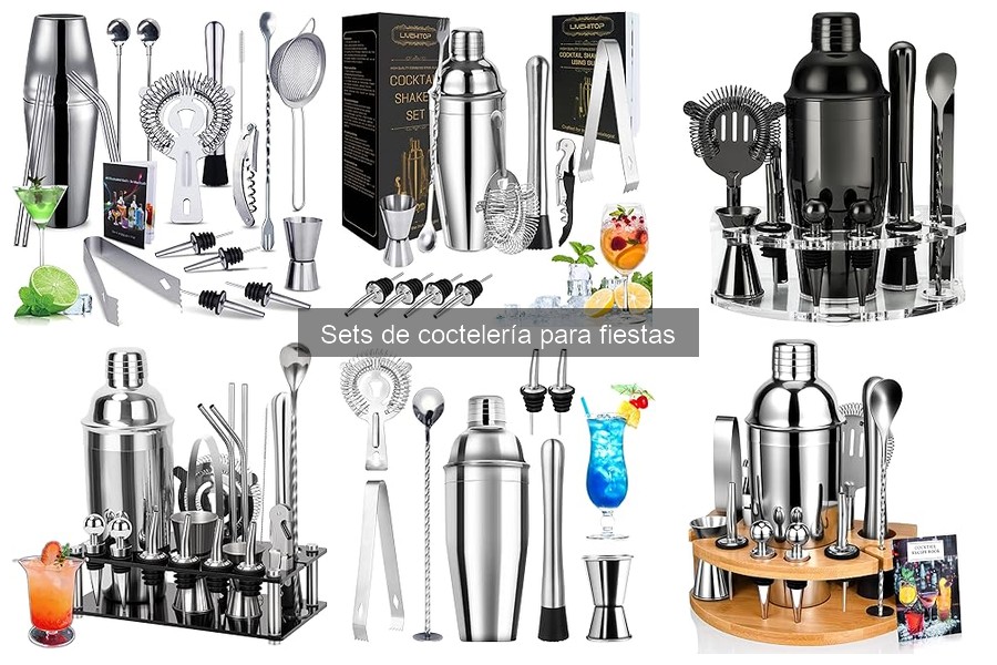 Alternativas económicas a sets de coctelería para fiestas
