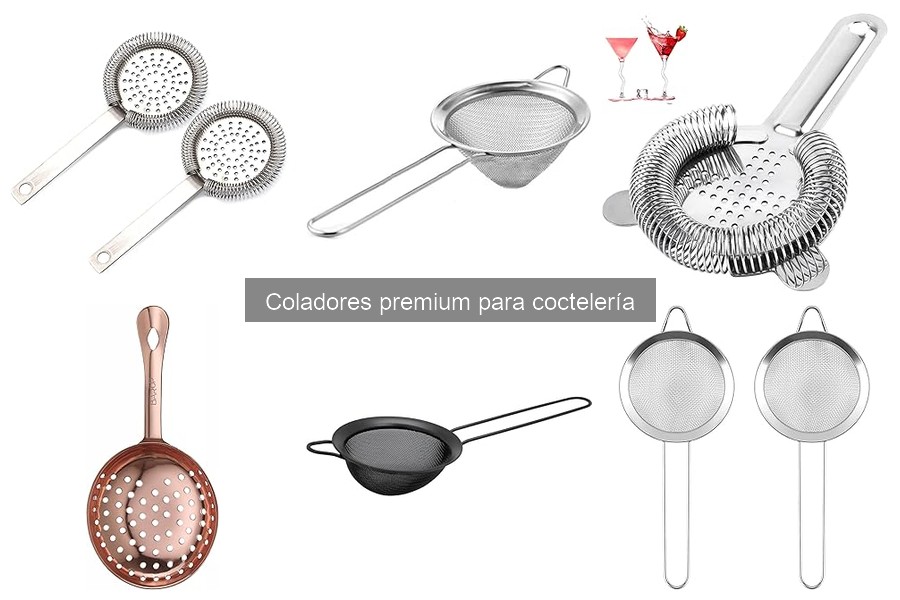 Alternativas económicas al colador premium en coctelería