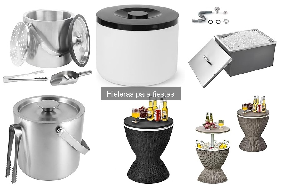 Alternativas frescas a hieleras tradicionales para fiestas