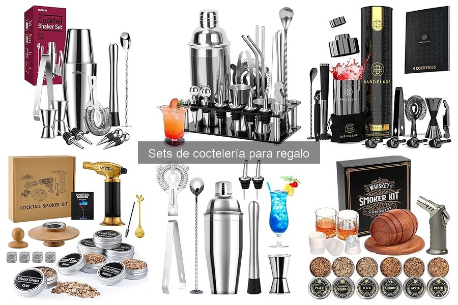 Alternativas perfectas a sets de coctelería para regalar