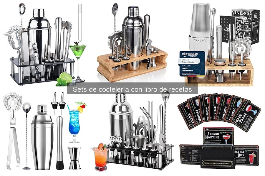 Alternativas si tu set de coctelería no tiene libro de recetas