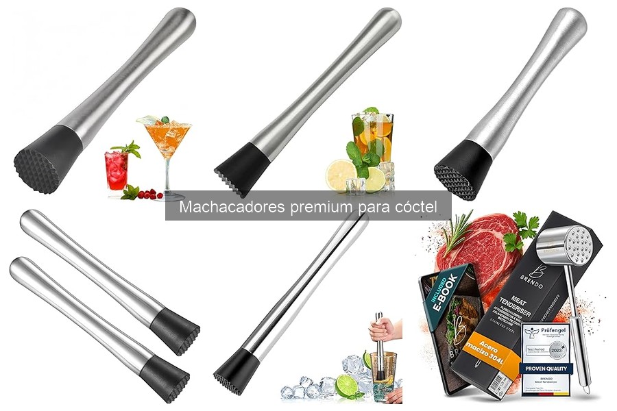 Análisis de reseñas de machacadores premium para cócteles