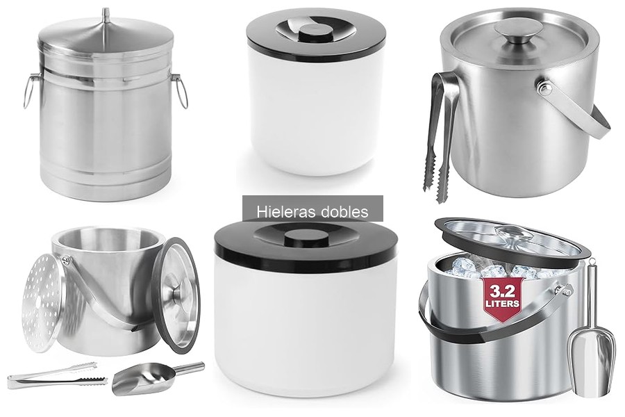 Bebidas ideales para servir en hieleras dobles