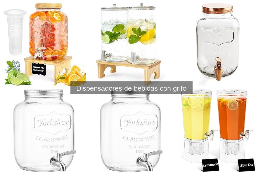 Bebidas perfectas para dispensadores con grifo en casa