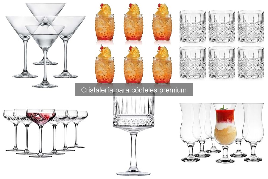 Beneficios de las copas personalizadas para cócteles premium