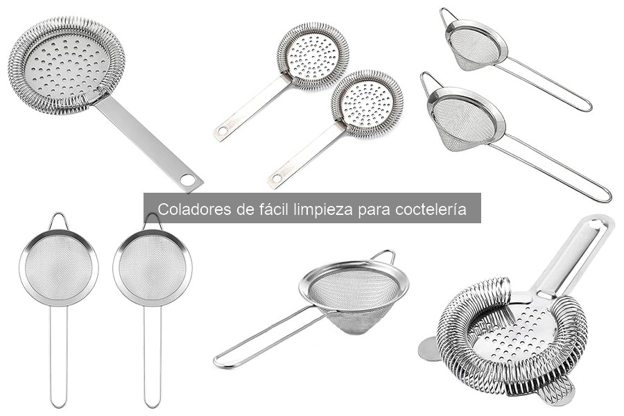Beneficios de un colador de fácil limpieza en tu bar en casa