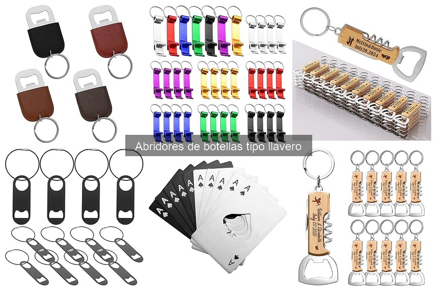 Beneficios de usar abridores de botellas tipo llavero