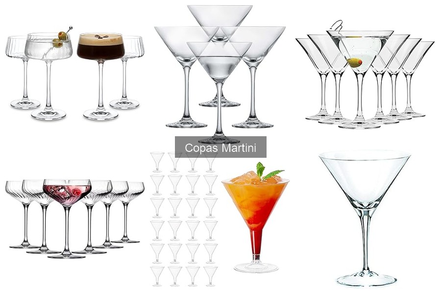 Beneficios de usar copas Martini para tus cócteles