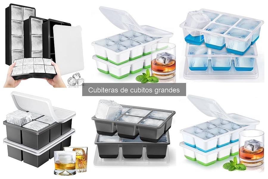 Beneficios de usar cubiteras de cubitos grandes en casa