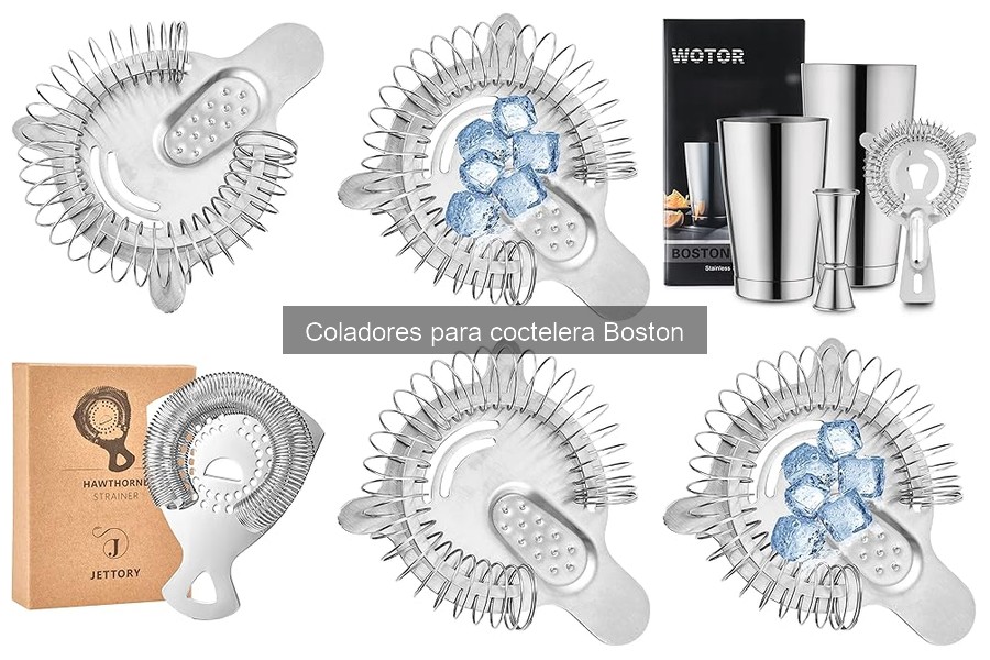 Beneficios de usar un colador para coctelera Boston