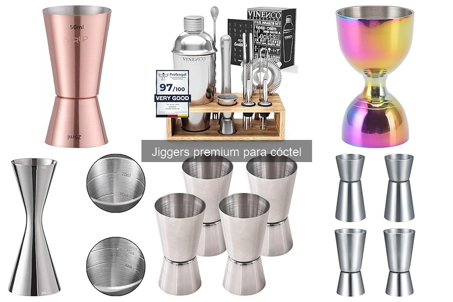 Beneficios de usar un jigger premium en coctelería