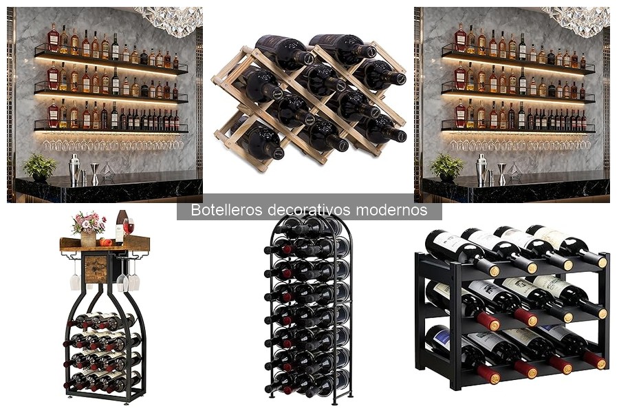 Botelleros decorativos modernos: ¿Qué son y sus características?
