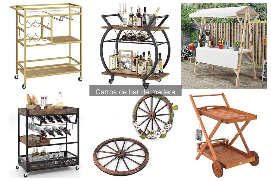 Carros de bar de madera personalizados: ¿son una buena opción?