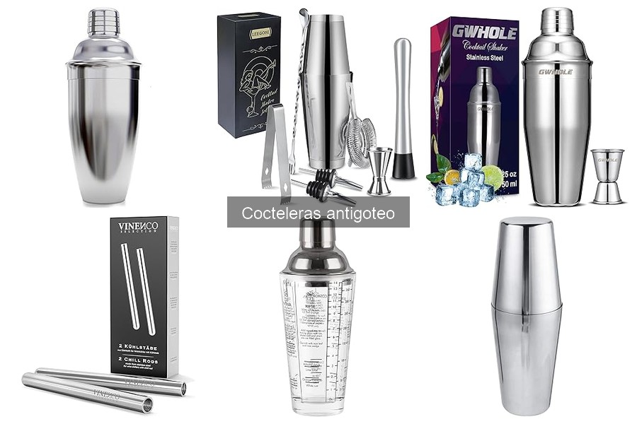 Cocteleras antigoteo vs. tradicionales: ¿Cuál elegir?