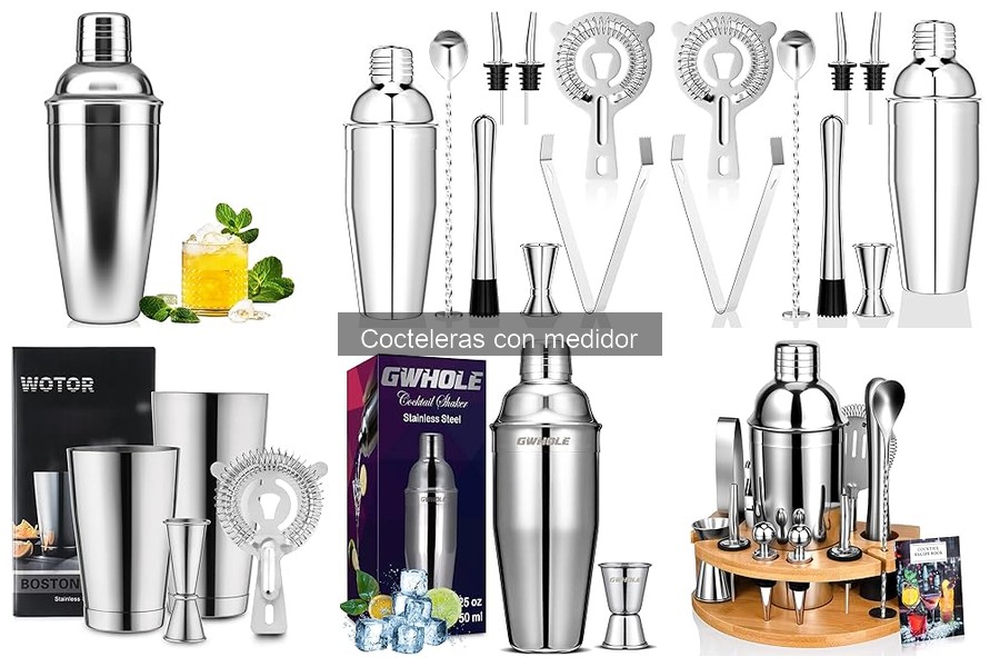 Cocteleras con medidor: Principiantes vs. Expertos
