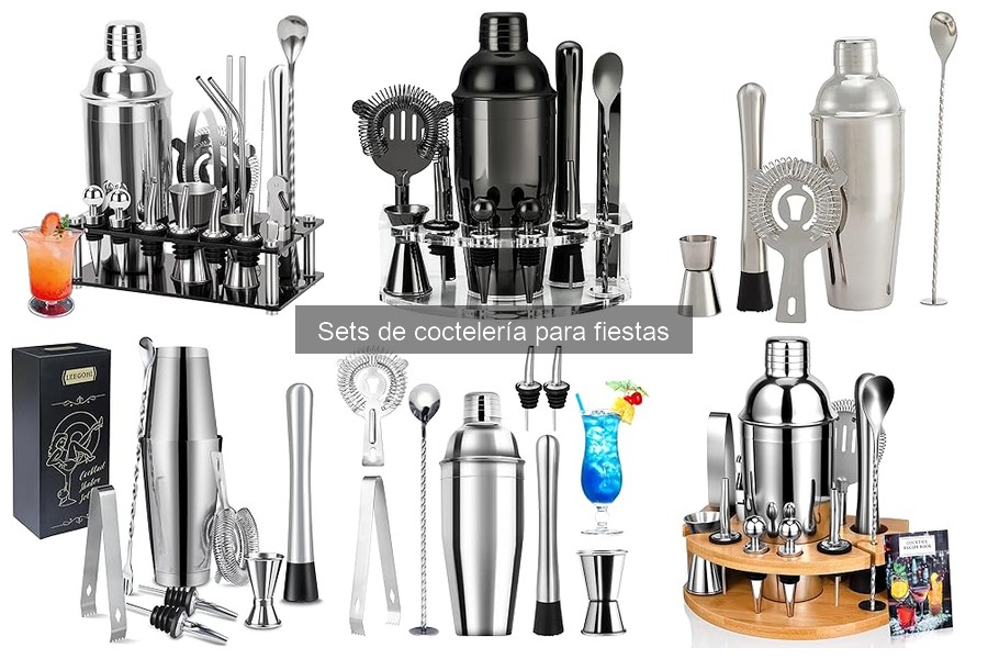 Cócteles Fáciles con Set de Coctelería para Fiestas