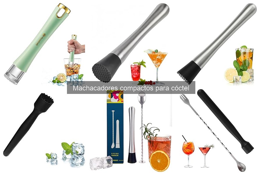 Cómo cuidar tu machacador compacto para cócteles