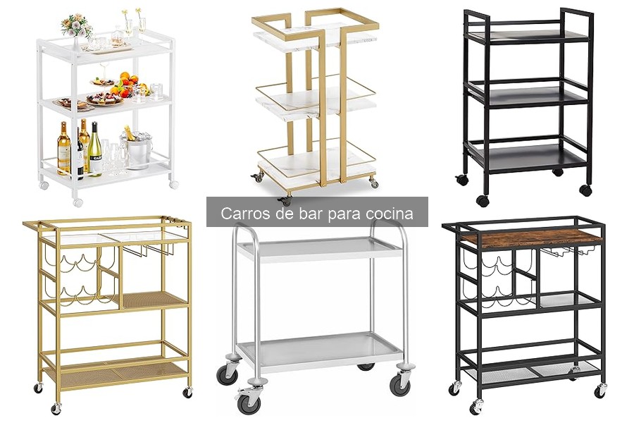 Cómo cuidar y mantener tu carro de bar en la cocina