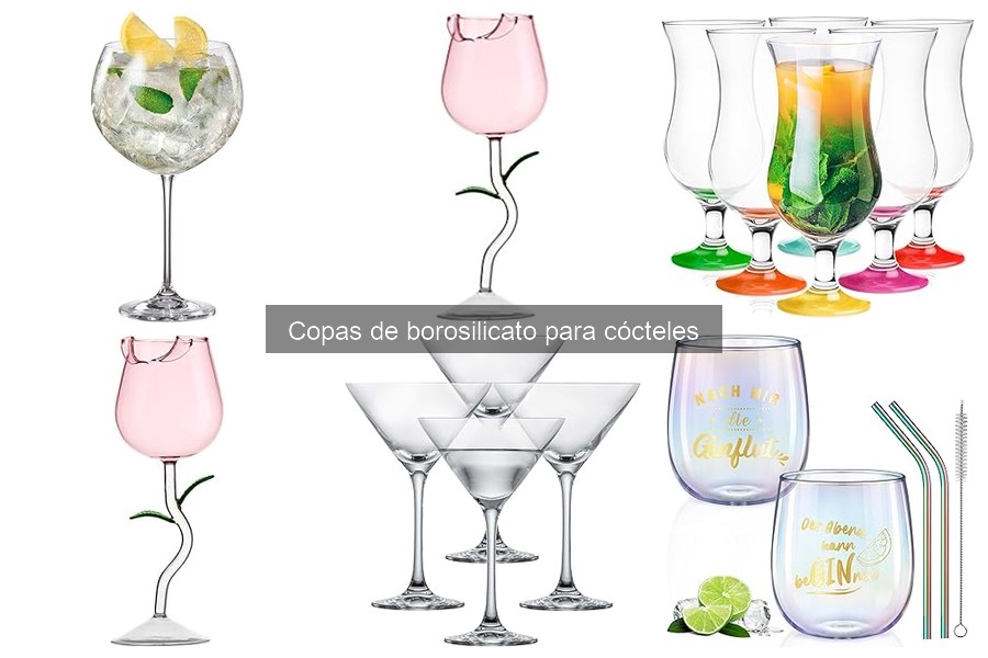Cómo Elegir Copas de Borosilicato para Cócteles