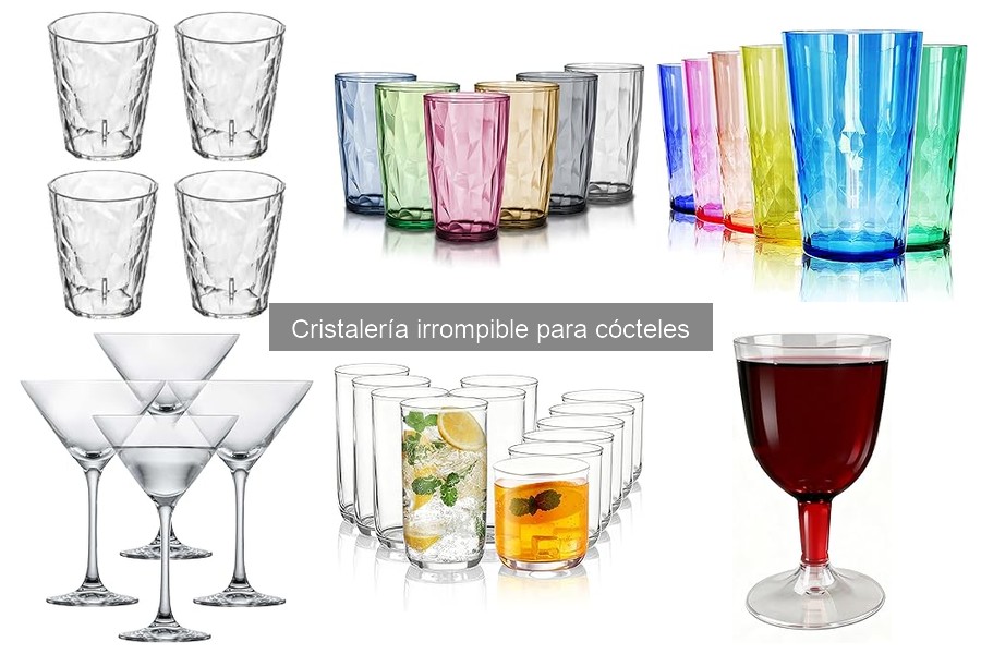 Cómo elegir cristalería irrompible para cócteles perfectos