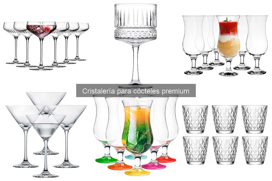 Cómo Elegir Cristalería Premium para Cada Cóctel