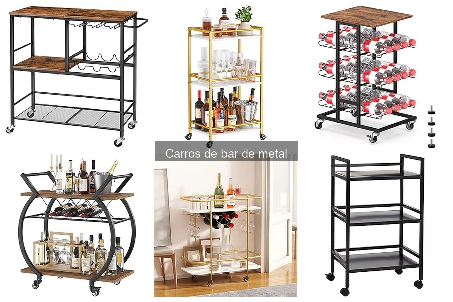Cómo elegir el carro de bar de metal perfecto