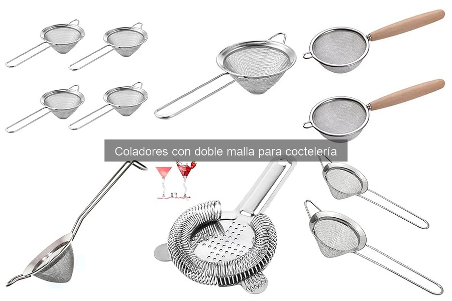 Cómo elegir el colador de doble malla ideal para coctelería