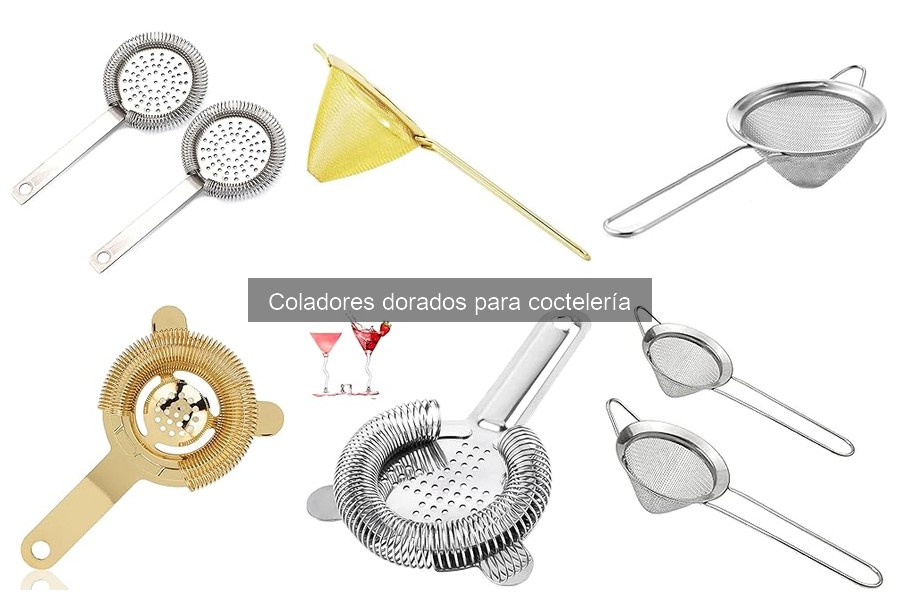 Cómo elegir el colador dorado perfecto para coctelería