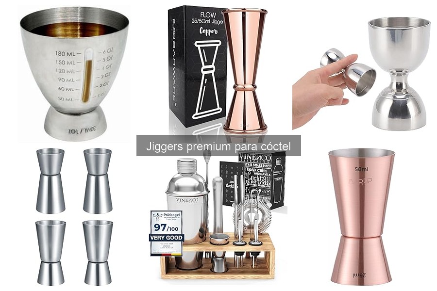 Cómo elegir el jigger premium ideal para tu bar en casa