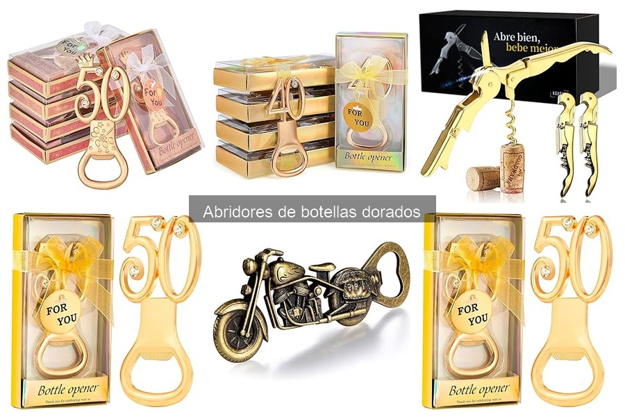 Cómo elegir el mejor abridor de botellas dorado