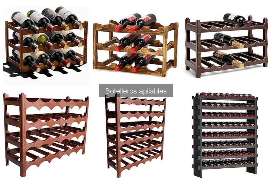Cómo elegir el mejor botellero apilable para tu hogar
