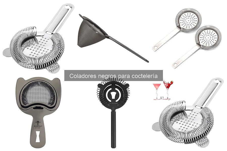 Cómo elegir el mejor colador negro para cócteles