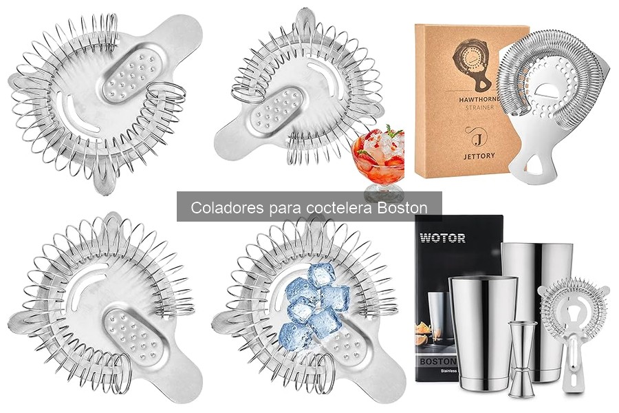 Cómo elegir el mejor colador para coctelera Boston