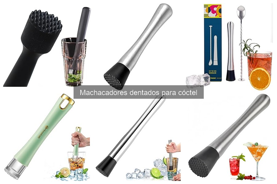 Cómo elegir el mejor machacador dentado para cócteles
