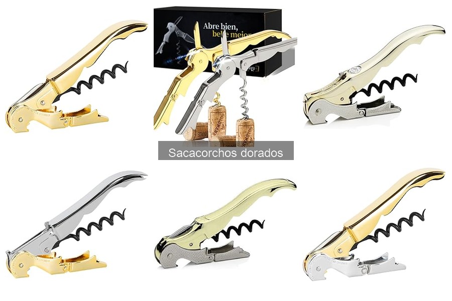 Cómo elegir el mejor sacacorchos dorado para ti