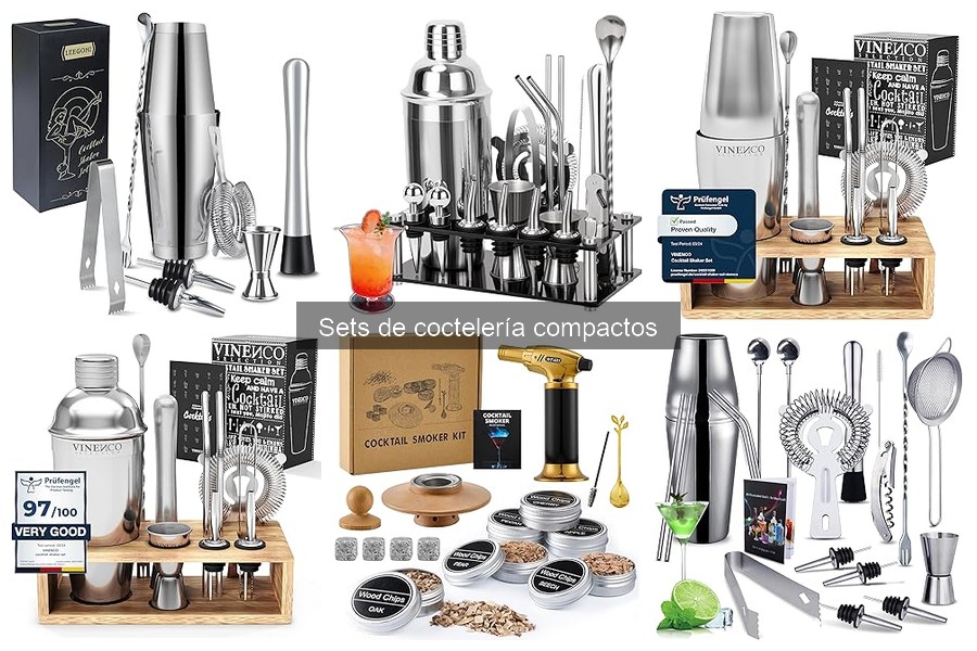 Cómo elegir el mejor set de coctelería compacto