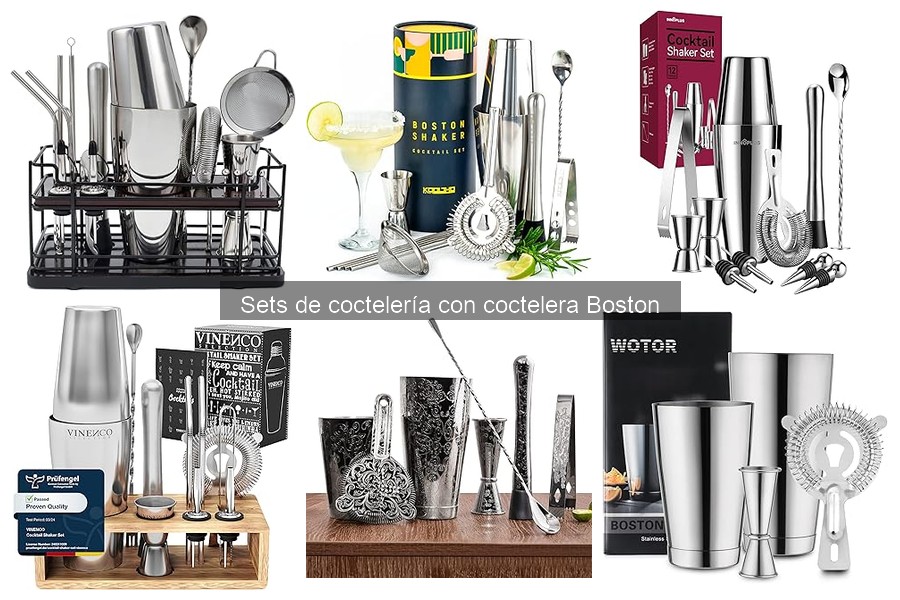 Cómo elegir el mejor set de coctelería con coctelera Boston