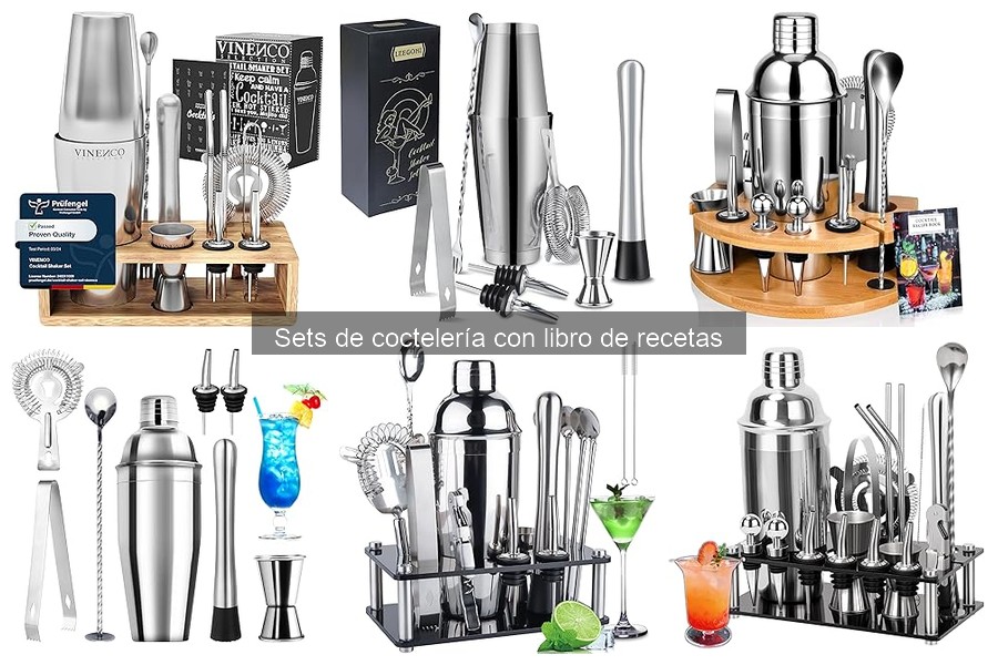 Cómo elegir el mejor set de coctelería con libro de recetas