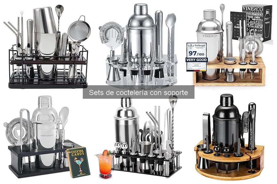 Cómo elegir el mejor set de coctelería con soporte