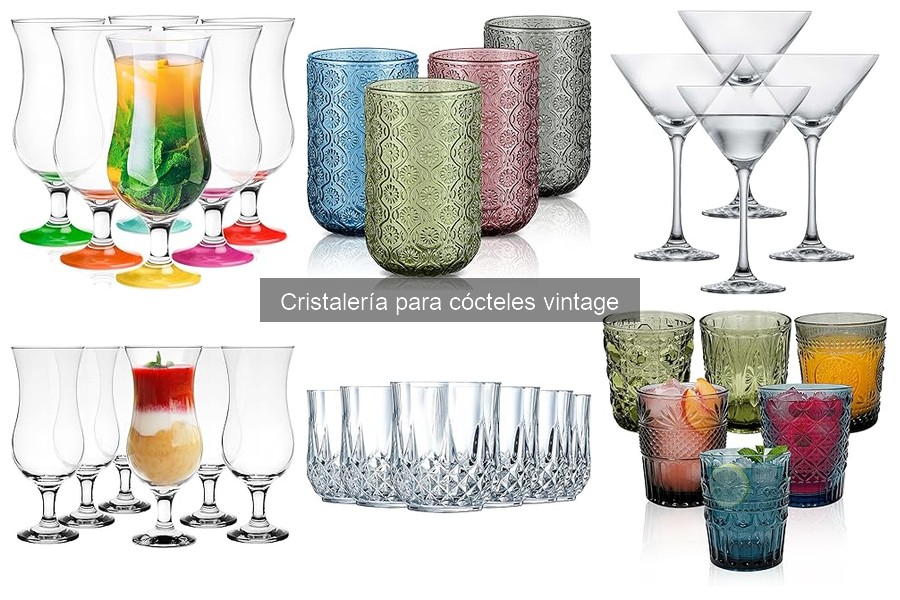 Cómo elegir el tamaño perfecto de copas vintage para cócteles