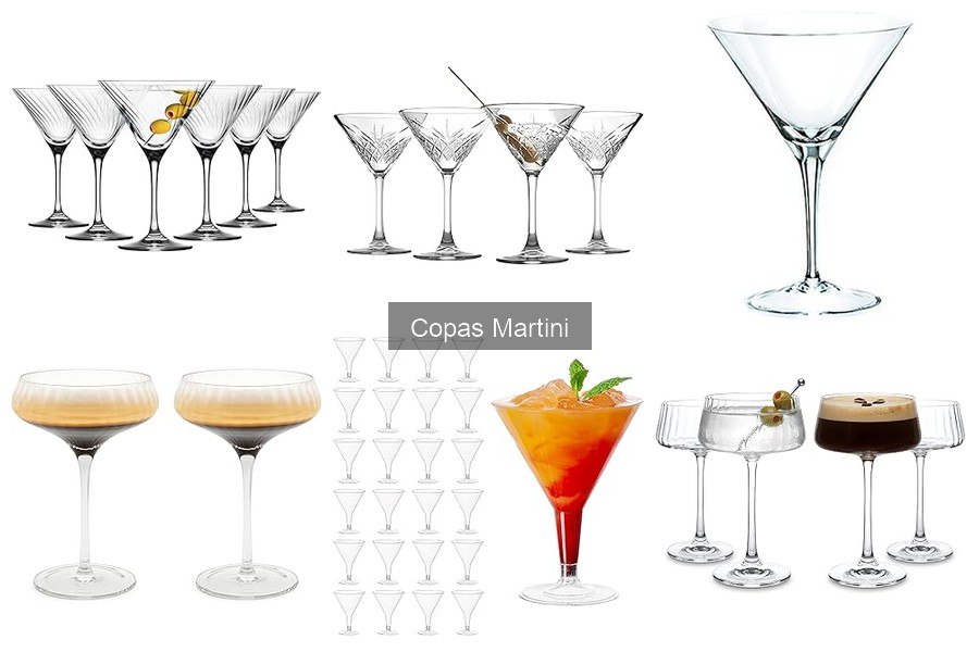 Cómo elegir la copa Martini perfecta para tus cócteles
