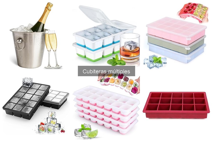 Cómo elegir la mejor cubitera múltiple para tu bar en casa