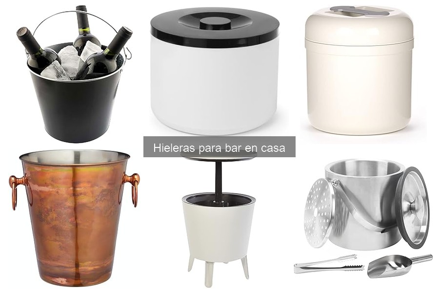 Cómo elegir la mejor hielera para tu bar en casa